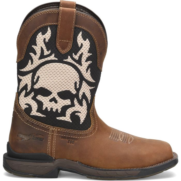 Double H Men's Phantom Rider Witness 11" Comp Toe Roper Work Boot -Brown- DH5388  - Overlook Boots