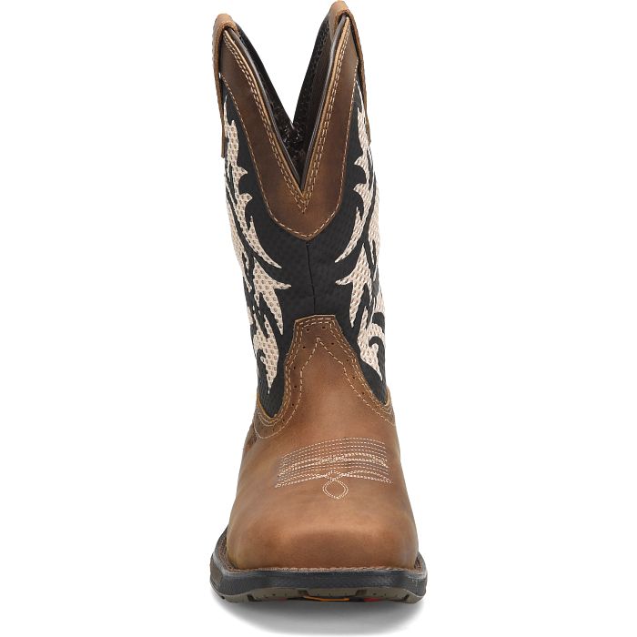 Double H Men's Phantom Rider Witness 11" Comp Toe Roper Work Boot -Brown- DH5388  - Overlook Boots