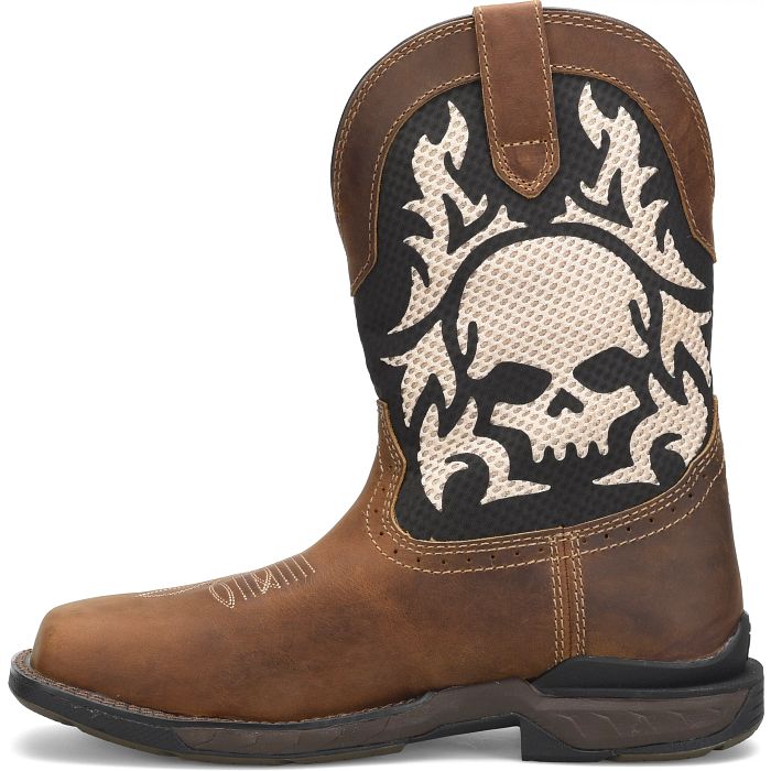 Double H Men's Phantom Rider Witness 11" Comp Toe Roper Work Boot -Brown- DH5388  - Overlook Boots