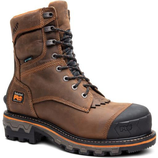 Timberland Pro Men's Boondock HD Comp Toe WP 400G Logger Work Boot - TB1A28SB214  - Overlook Boots