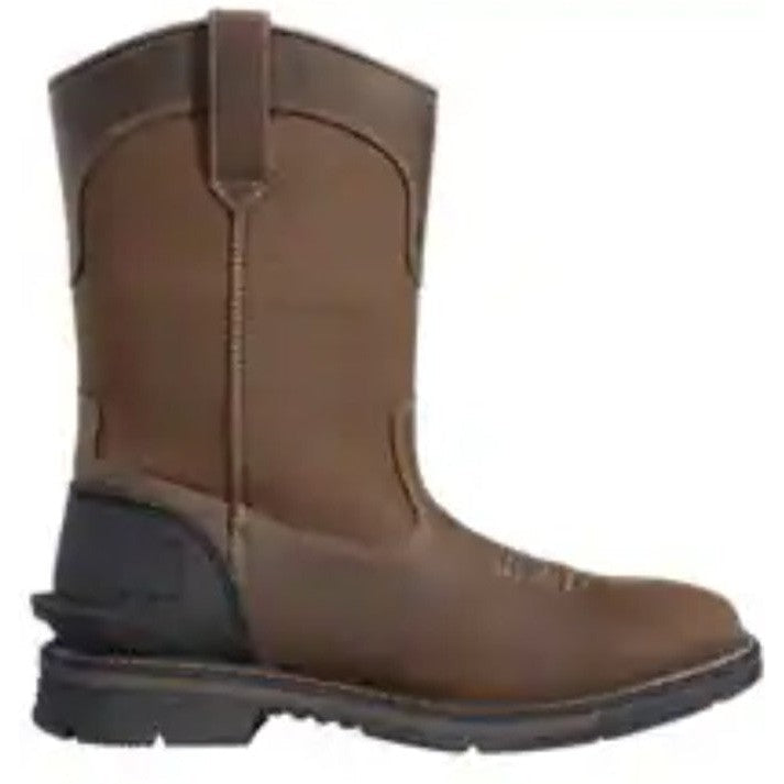 Carhartt Men's Montana 11" Steel Toe WP Work Boot - Brown - FQ1284-M 7 / Medium / Dark Brown - Overlook Boots