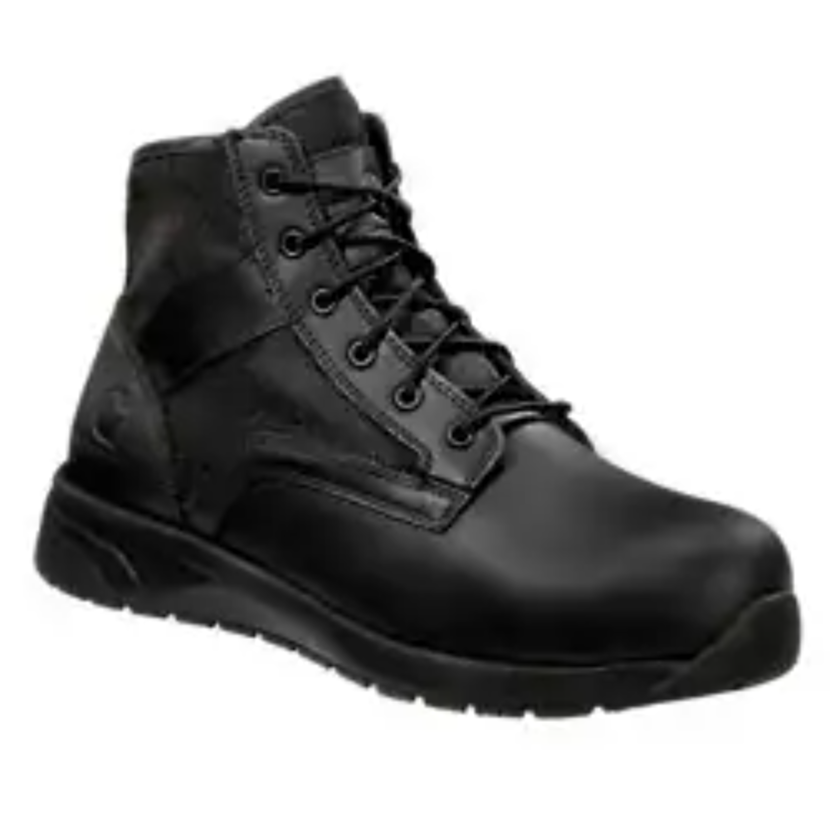 Carhartt Men's Force 5" Lightweight Nano Composite Toe Work Boot- Black- FA5421-M 7 / Medium / Black - Overlook Boots