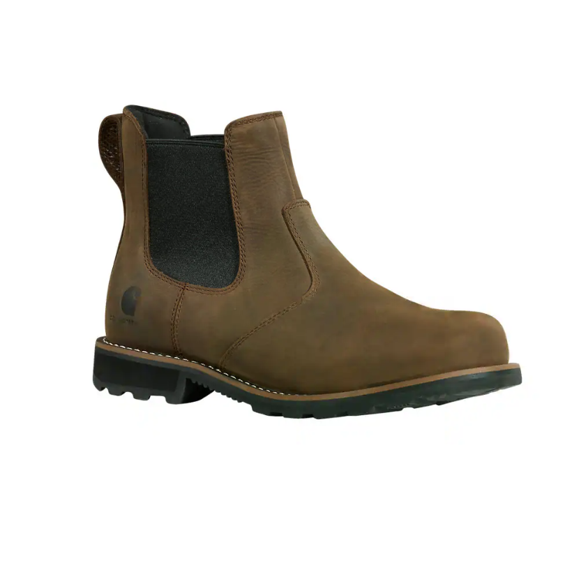 Carhartt Men's Frontier Soft Toe Water Resist Chelsea Boot- Brown- FN5155-M 7 / Medium / Dark Brown - Overlook Boots