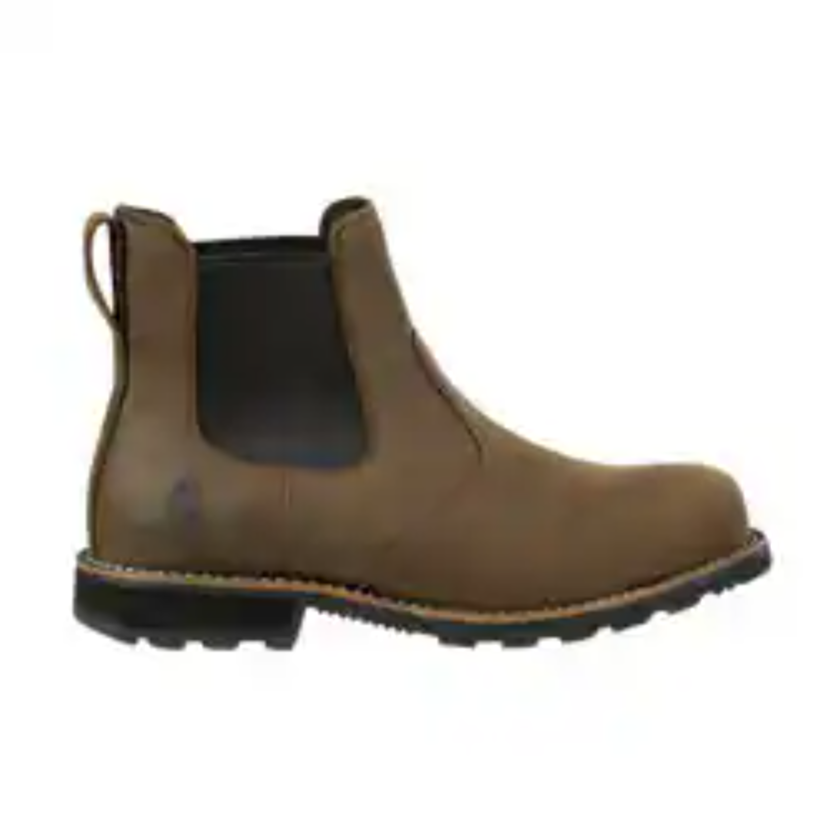 Carhartt Men's Frontier Soft Toe Water Resist Chelsea Boot- Brown- FN5155-M  - Overlook Boots