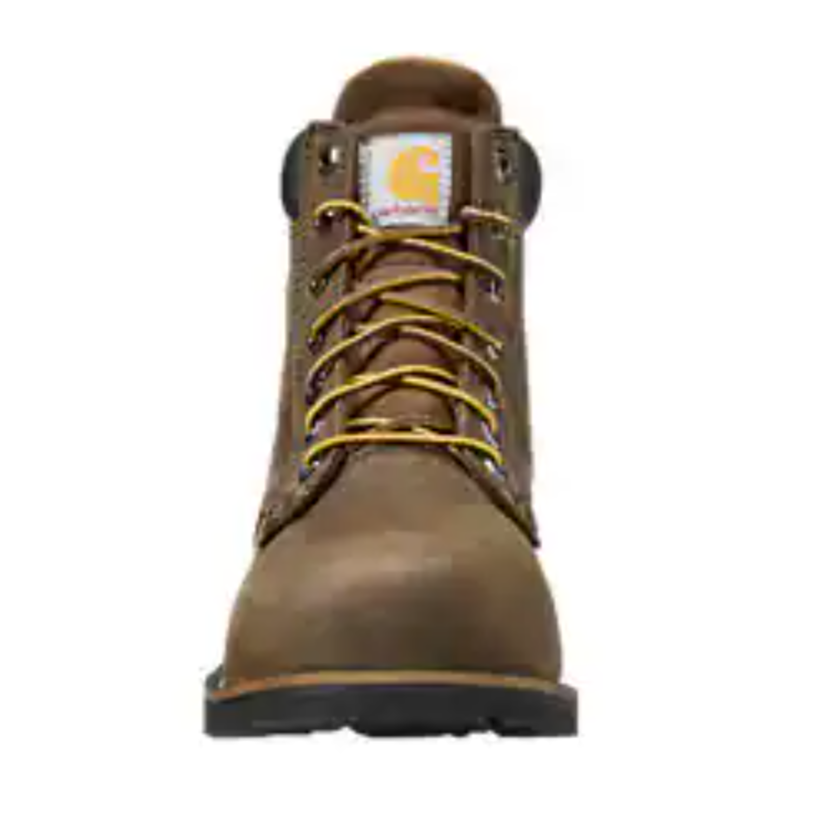 Carhartt Men's Frontier 6" Comp Toe Water Resistant Boot- Brown- FN6365-M  - Overlook Boots