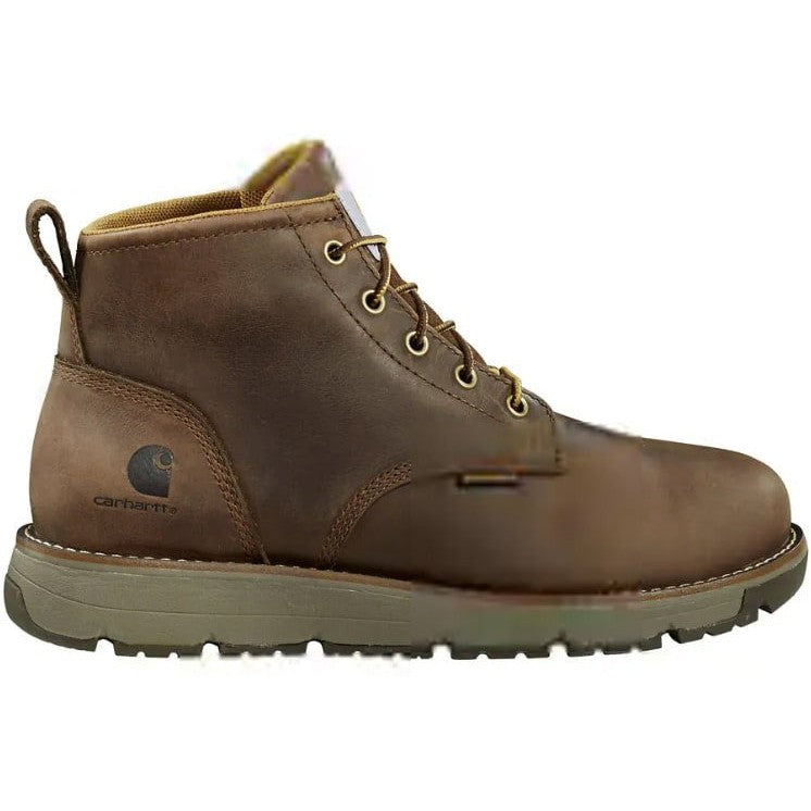 Carhartt Men's Millbrook Steel Toe WP Wedge Work Boot -Brown- FM5204-M 7 / Medium / Dark Brown - Overlook Boots