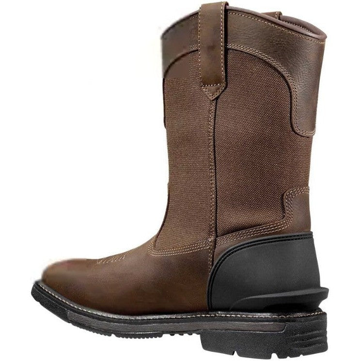 Carhartt Men's Montana 11" Steel Toe WP Work Boot - Brown - FQ1284-M  - Overlook Boots