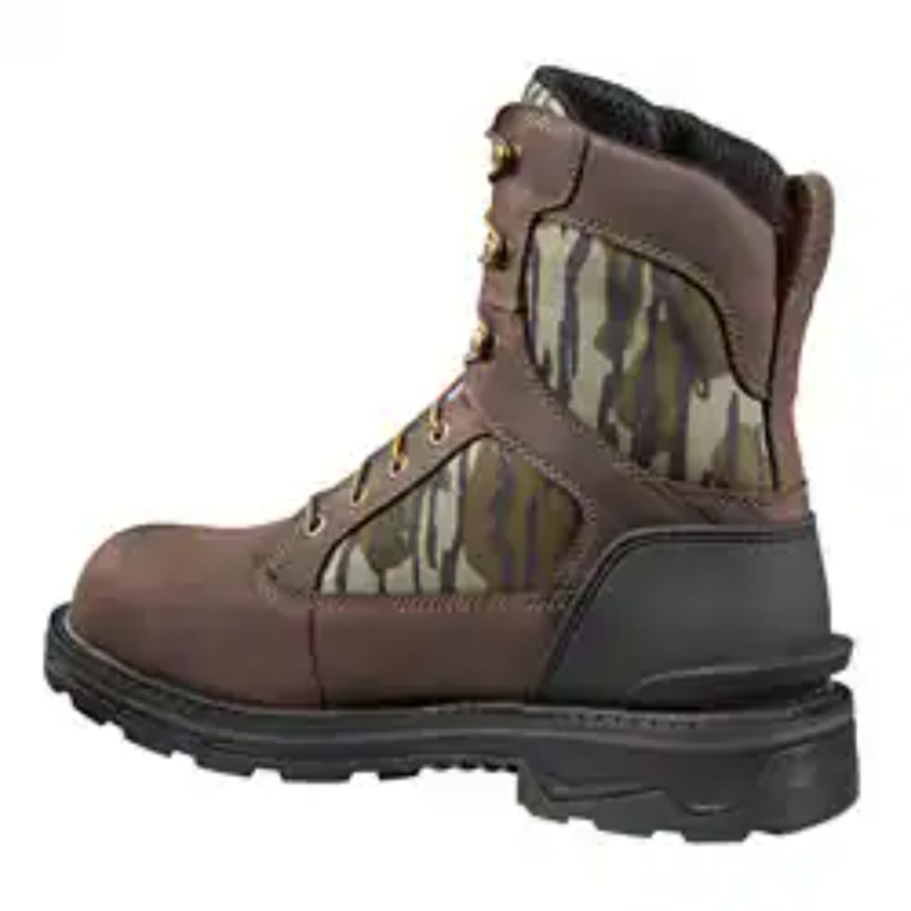 Carhartt Men's Ironwood Camo 8" Soft Toe WP Work Boot -Mossy Oak- FT8002-M  - Overlook Boots