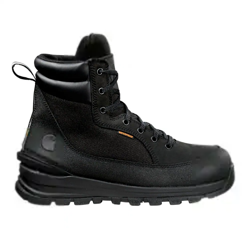 Carhartt Men's Gilmore 6" Soft Toe WP Slip Resist Hiker Boot - Black - FH6051-M - Overlook Boots