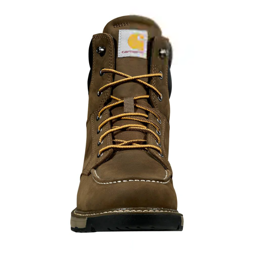 Carhartt Men's Millbrook 6" Nano Toe WP Wedge Work Boot -Brown- FM6423-M  - Overlook Boots