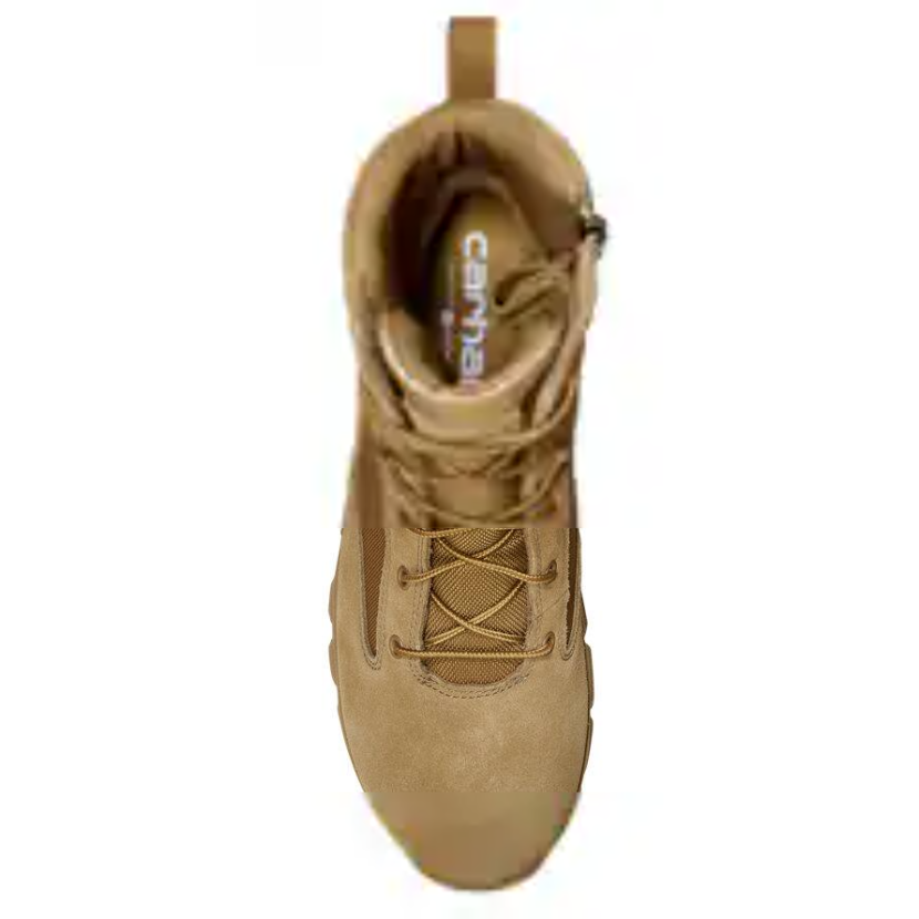 Carhartt Men's Gilmore 8" Soft Toe Waterproof Side Zip Hiker Boot- Khaki - FH8022 -M - Overlook Boots