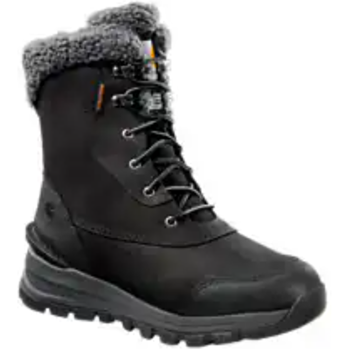 Carhartt Women's Pellston 8" WP 200G Insulated Winter Boot - Black - FH8039-W 6 / Medium / Black - Overlook Boots