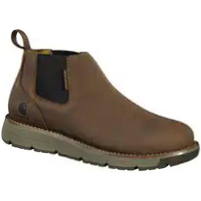 Carhartt Men's Millbrook 4" Soft Toe WP Wedge Work Boot- Brown- FM4000-M  - Overlook Boots