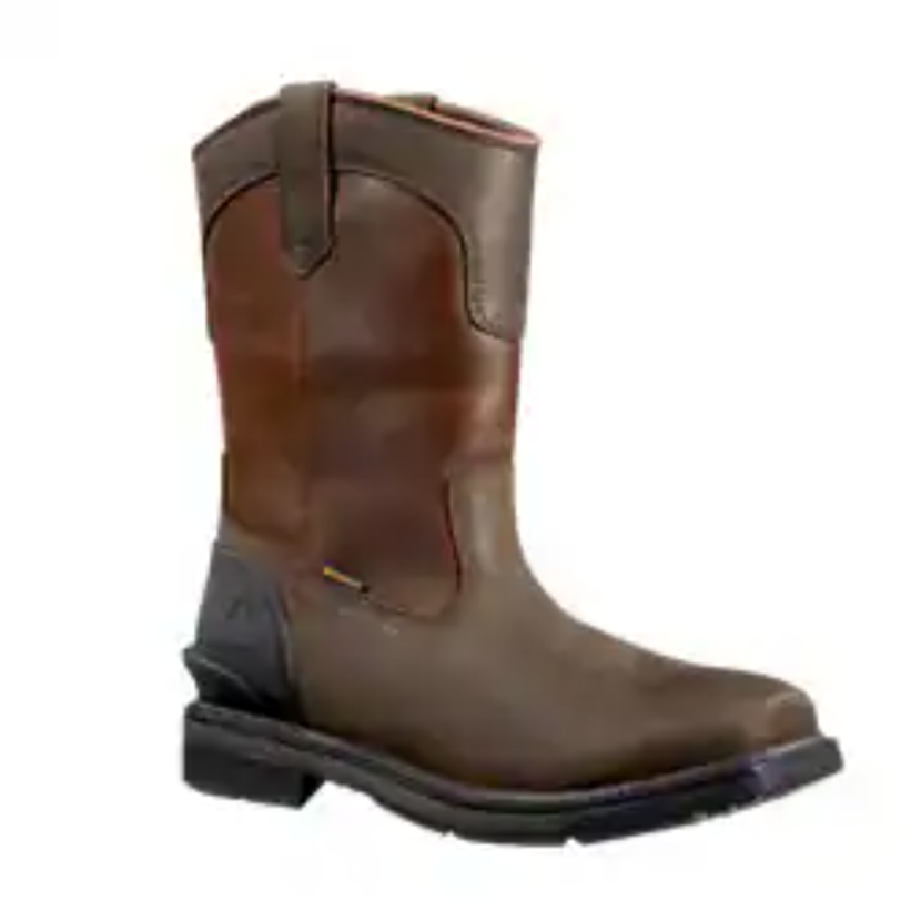 Carhartt Men's Montana 11" Steel Toe WP Work Boot - Brown - FQ1265-M  - Overlook Boots