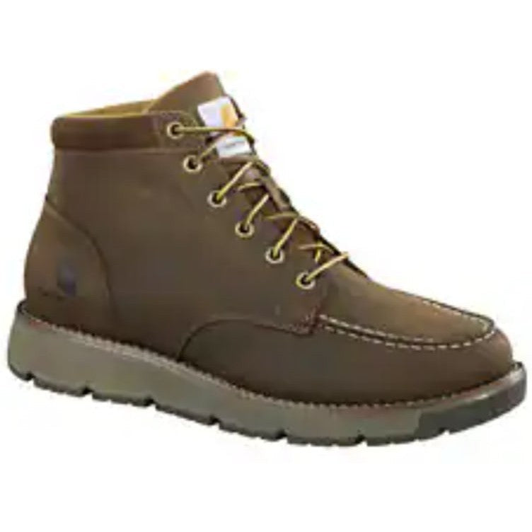 Carhartt Men's Millbrook Soft Toe WP Moc Toe Work Boot -Brown- FM5010-M  - Overlook Boots
