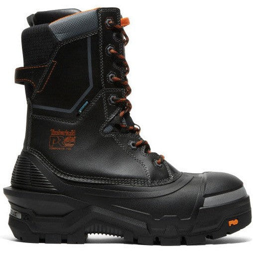 Timberland Pro Men's Pac Max 10" Comp Toe WP PR Work Boot- Black- TB1A5QXJ001  - Overlook Boots