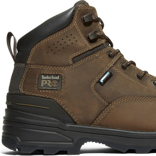 Timberland Pro Men's Magnitude 6" Comp Toe WP Work Boot- Coffee- TB1A5QFJ214  - Overlook Boots