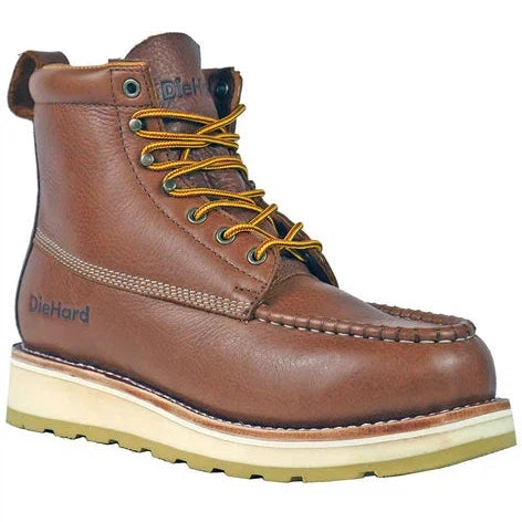 DieHard Men's Malibu 6" Soft Toe Slip Resistance Wedge Boot - Rust DH60420 6 / Medium / Rust - Overlook Boots