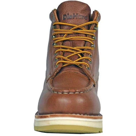 DieHard Men's Malibu 6" Soft Toe Slip Resistance Wedge Boot - Rust DH60420 - Overlook Boots