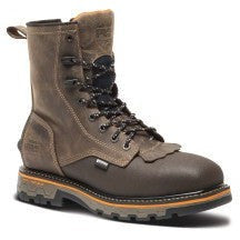 Timberland Pro Men's True Grit 8" Composite Toe WP Work Boot- Brown- TB1A22CN214 7 / Medium / Brown - Overlook Boots