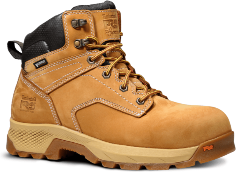 Timberland Pro Men's Titan EV 6" WP Comp Toe Work Boot Wheat - TB1A5Q82231 7 / Medium / Wheat - Overlook Boots