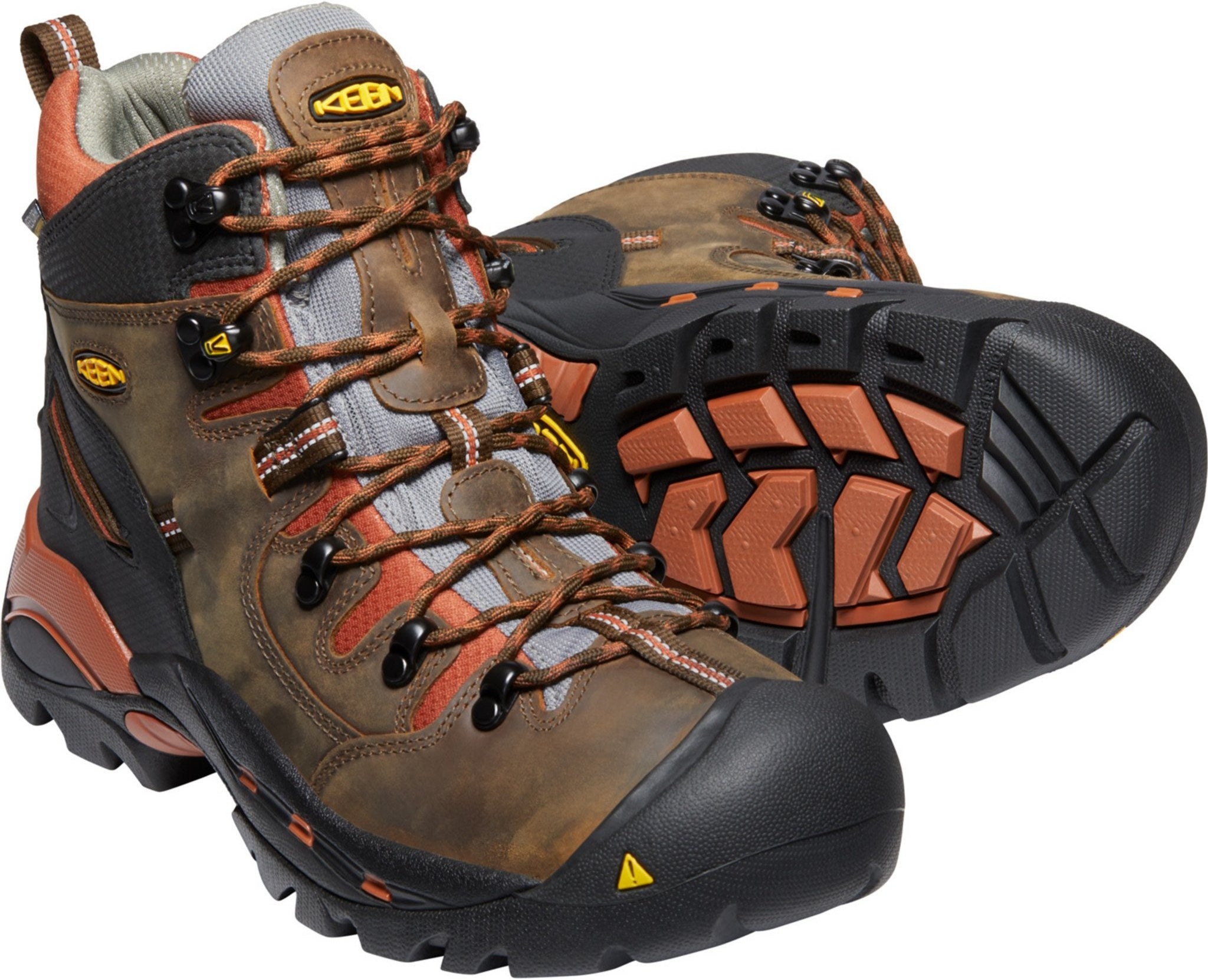 KEEN Utility Men s Pittsburgh 6 Soft Toe WP Work Boot Brown 1009709