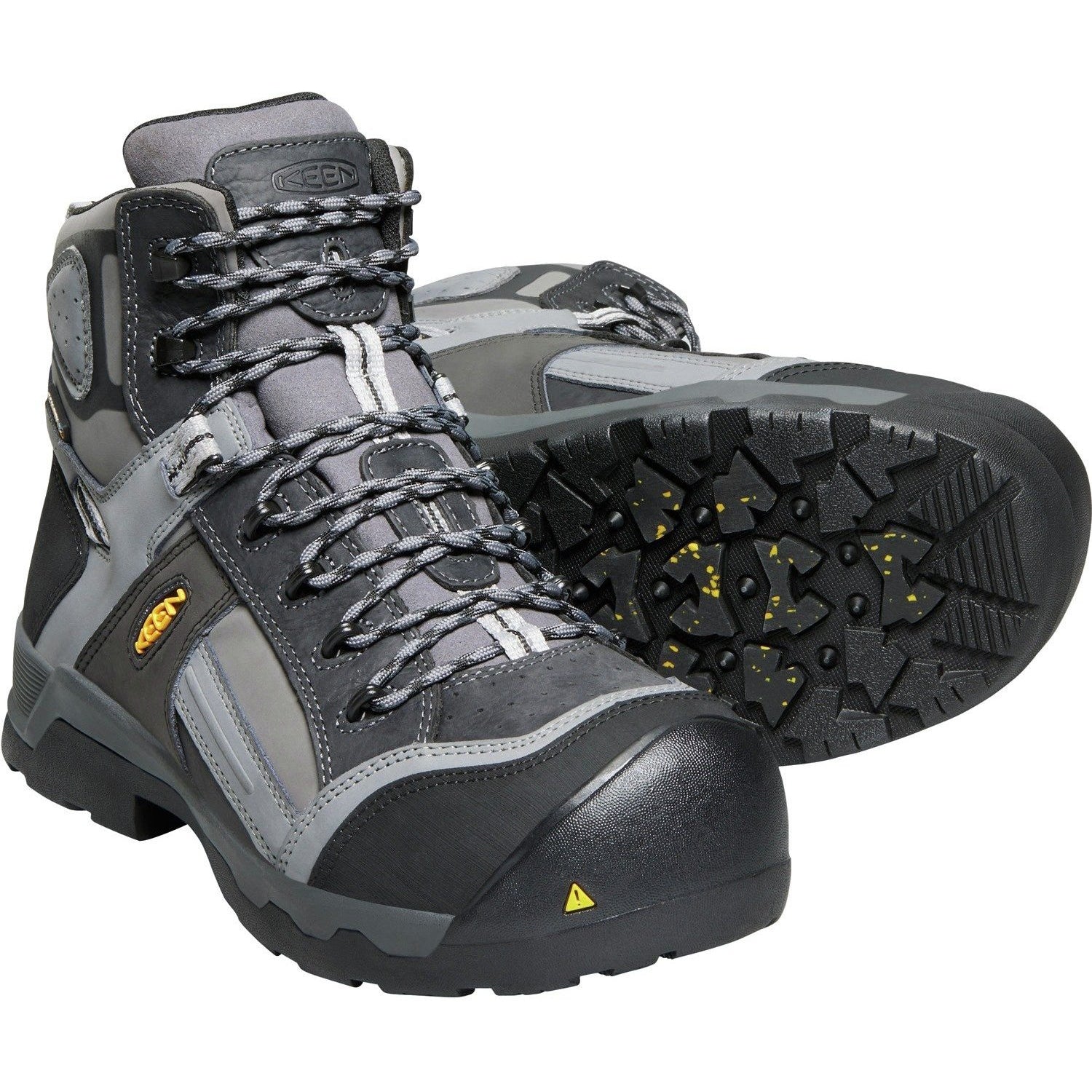 Keen Men s Waterproof Composite Toe Boots Davenport 6 Insulated 11.5 Magnet Steel Grey