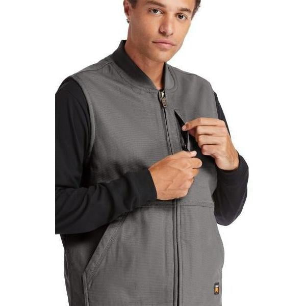 Men's Timberland PRO® Gritman Fleece-Lined Canvas Vest