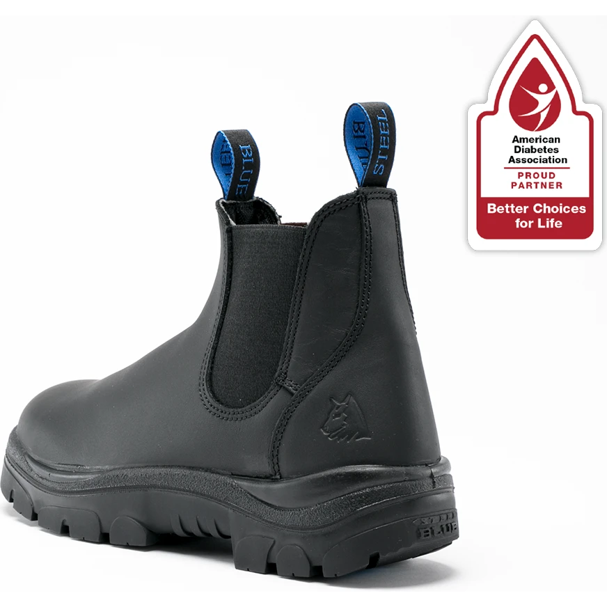 Steel Blue Mens Oak Waterproof Steel Toe Work Boots Size: 10.5 Medium at