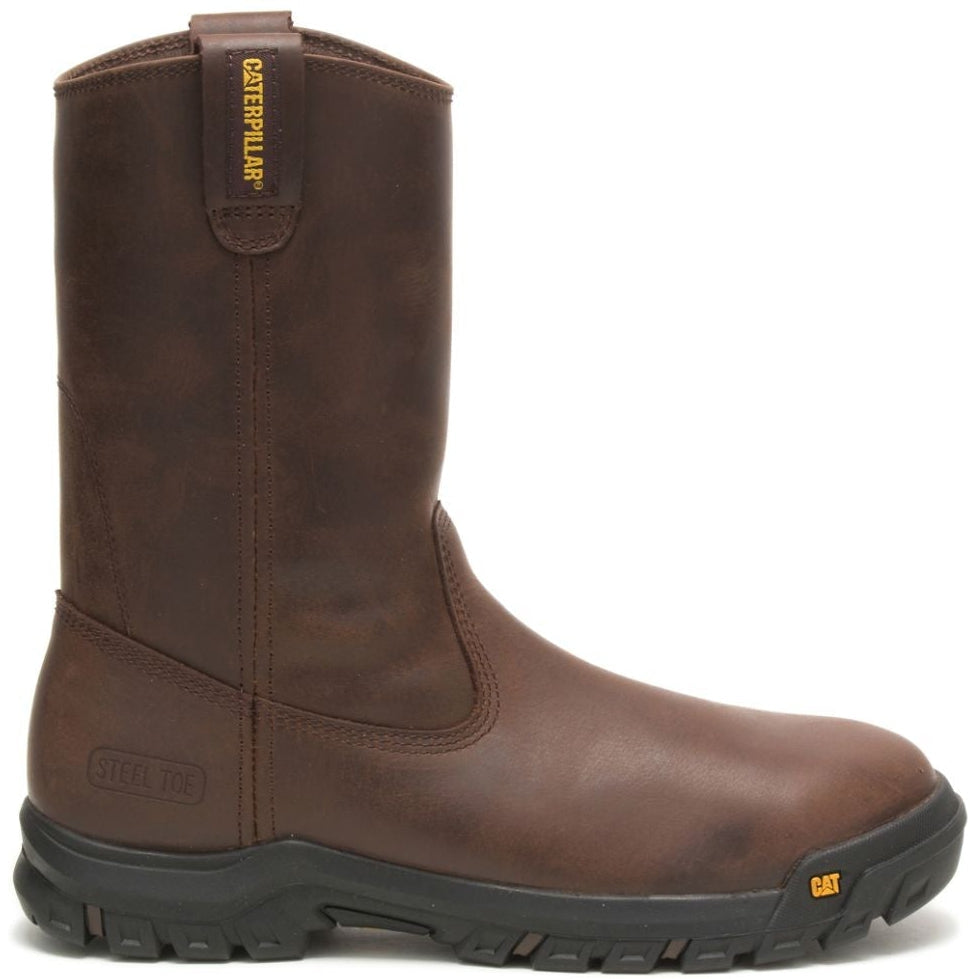 CAT Men's Drawbar Steel Toe Work Boot - Summer Brown - P91155 6 / Medium / Brown - Overlook Boots