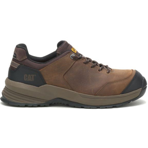 Cat Men's Streamline 2.0  Leather Comp Toe Work Shoe - Clay - P91350 14 / Medium / Clay - Overlook Boots