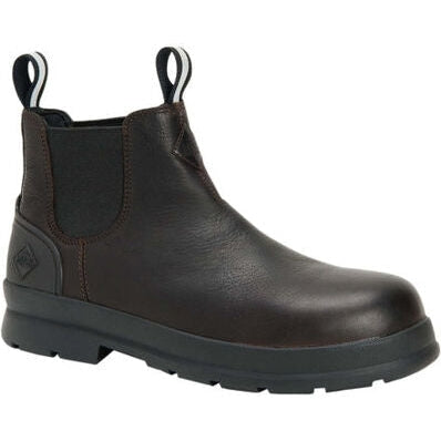 Muck Men's Chore Farm Leather WP Comp Toe Work Boot - Black - CCLC-900 13 / Black / Wide - Overlook Boots