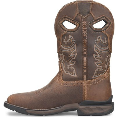 Double H Men's Phantom Rider  11" WP Wide Square Toe Work Boot -Brown- DH5380  - Overlook Boots