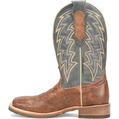 Double H Men's Leland 12" WD SQ I.C.E Toe Roper Work Boot -Brown- DH7026  - Overlook Boots