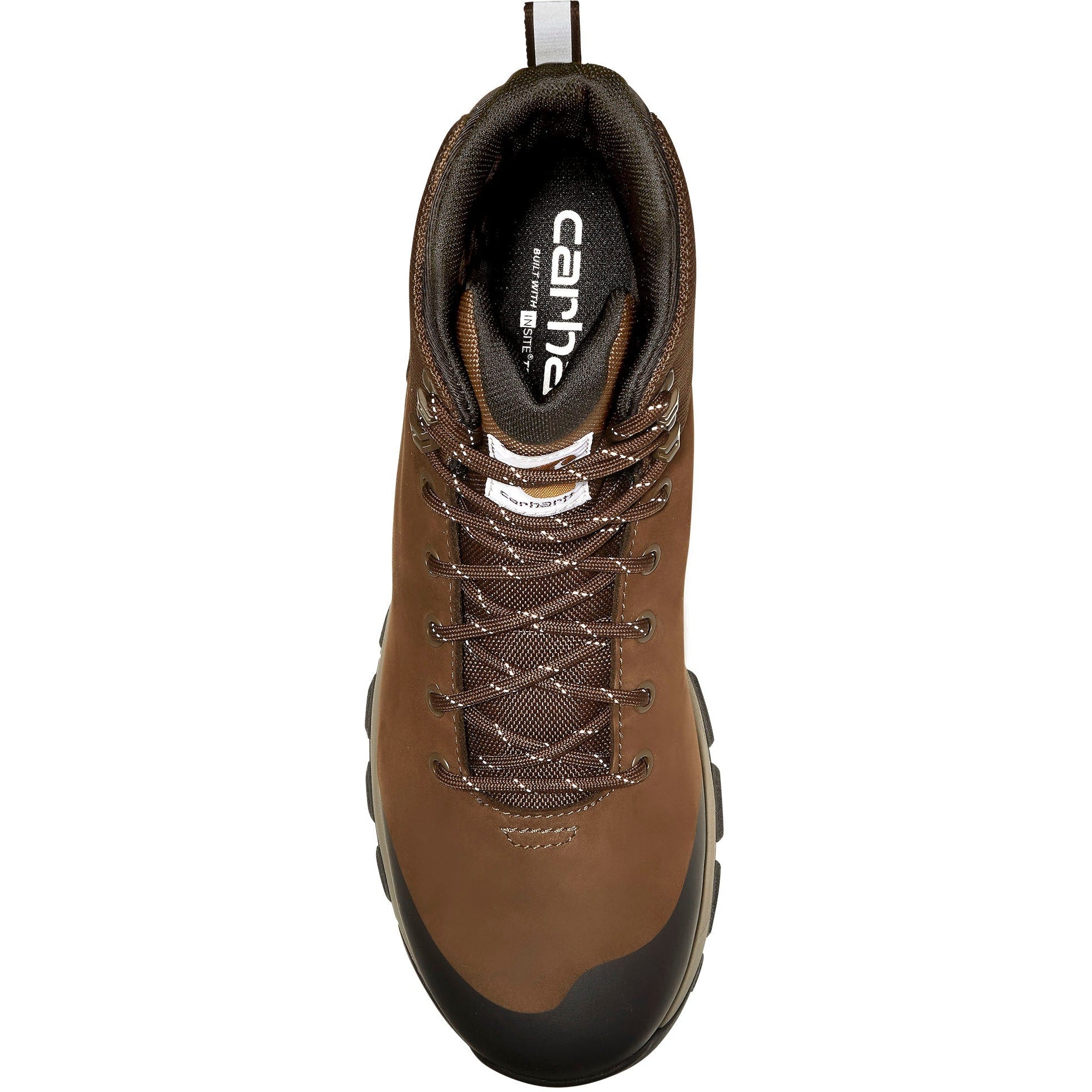 Carhartt Men's 5" WP Alloy Toe Hiker Work Boot - Dark Brown - FH5520-M  - Overlook Boots