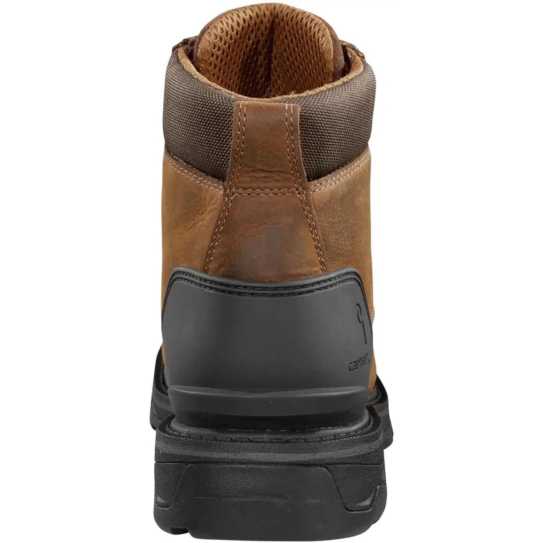 Carhartt Men's Ironwood 6" Waterproof Alloy Toe Work Boot - Brown - FT6500-M  - Overlook Boots