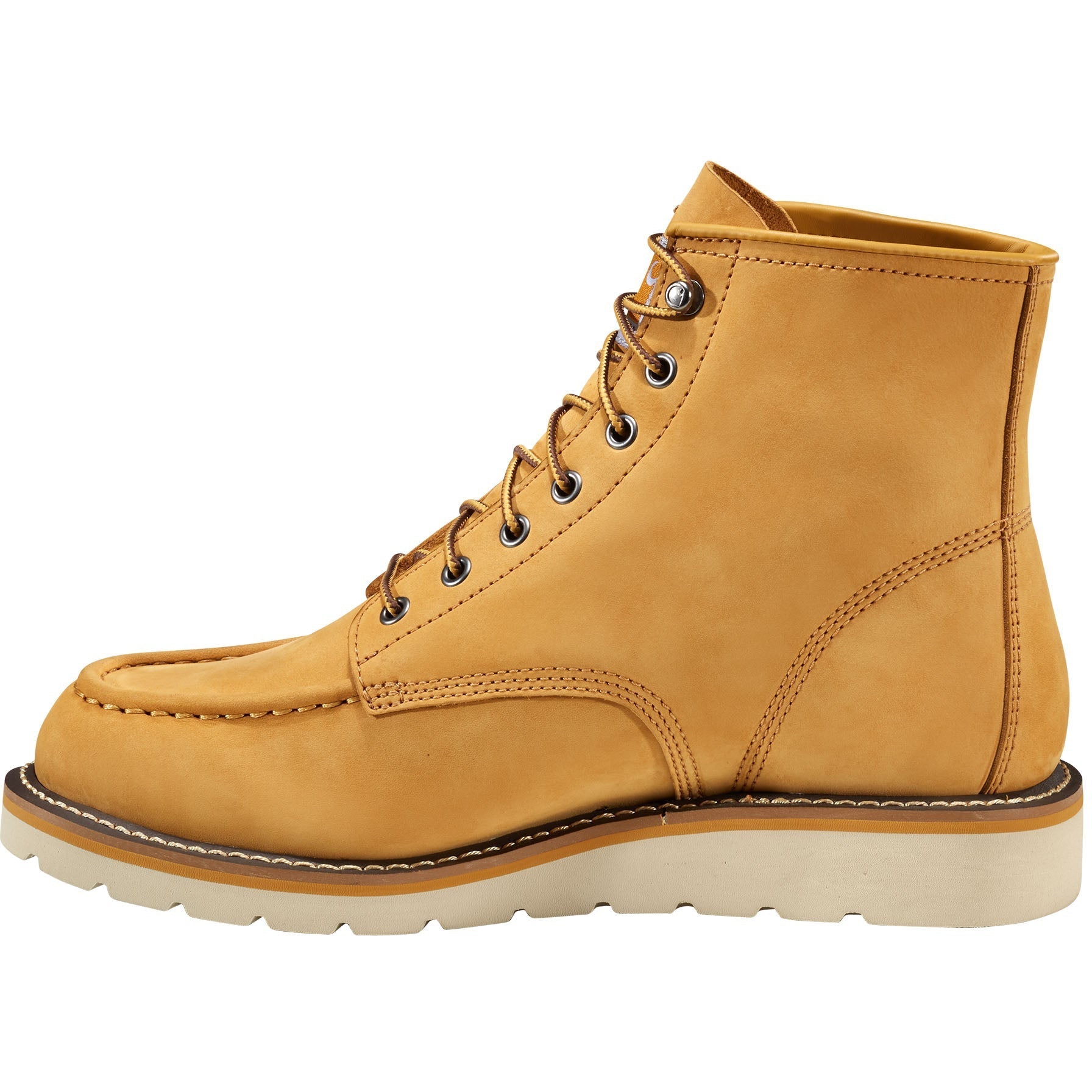 Carhartt Women's 6" Soft Toe Wedge Work Boot - Harvest Gold- FW6075-W  - Overlook Boots