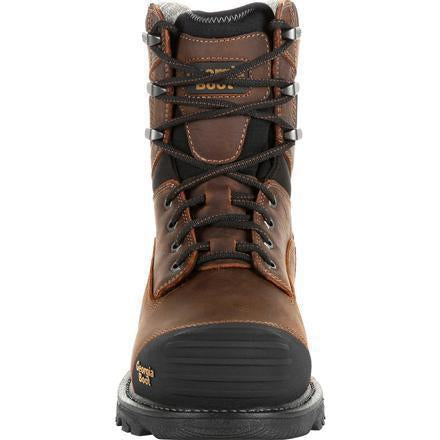 Georgia Men's Rumbler 8" Comp Toe WP Work Boot - Brown - GB00285  - Overlook Boots