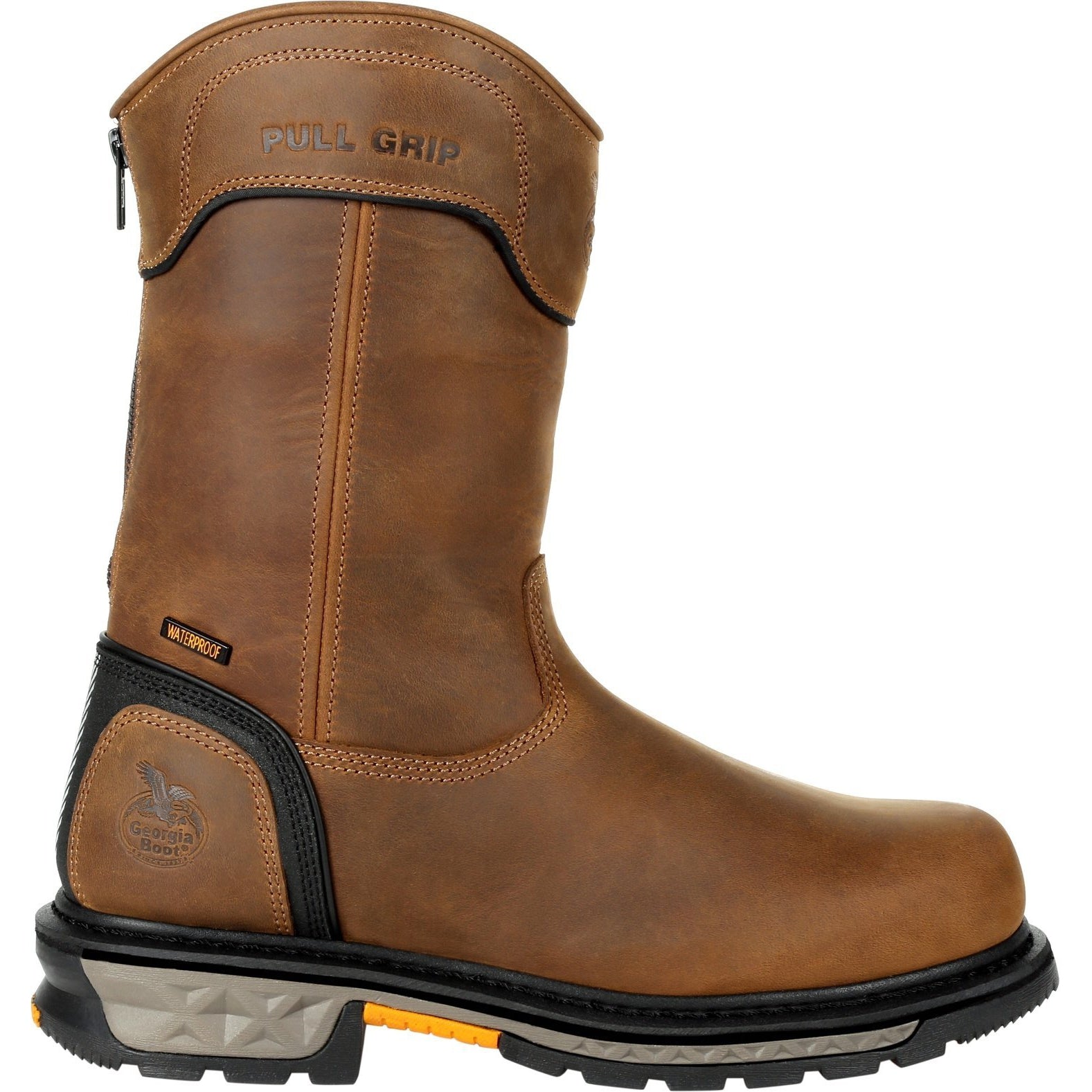 Georgia wellington pull on work boots best sale