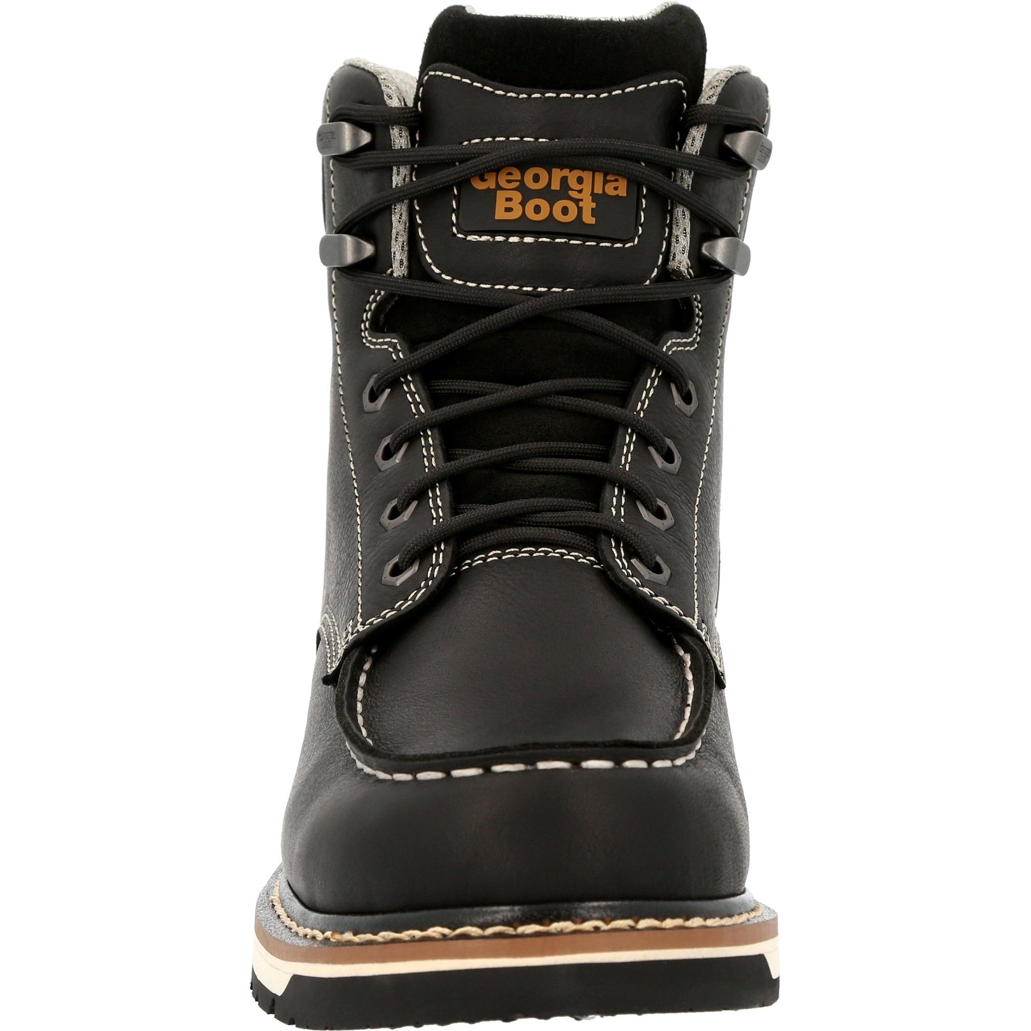 Black georgia cheap work boots