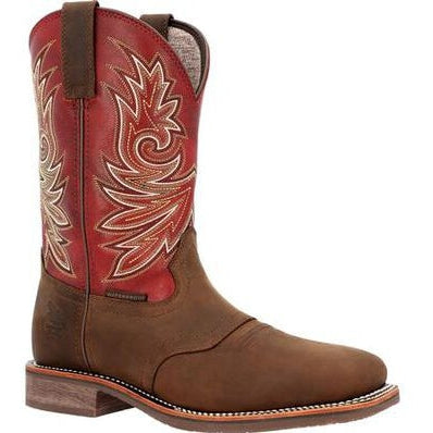 Georgia Men's Carbo Tec Elite 11" WP Western Work Boot -Brown- GB00526  - Overlook Boots