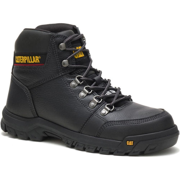 CAT Men s Outline Steel Toe Work Book Black P90800