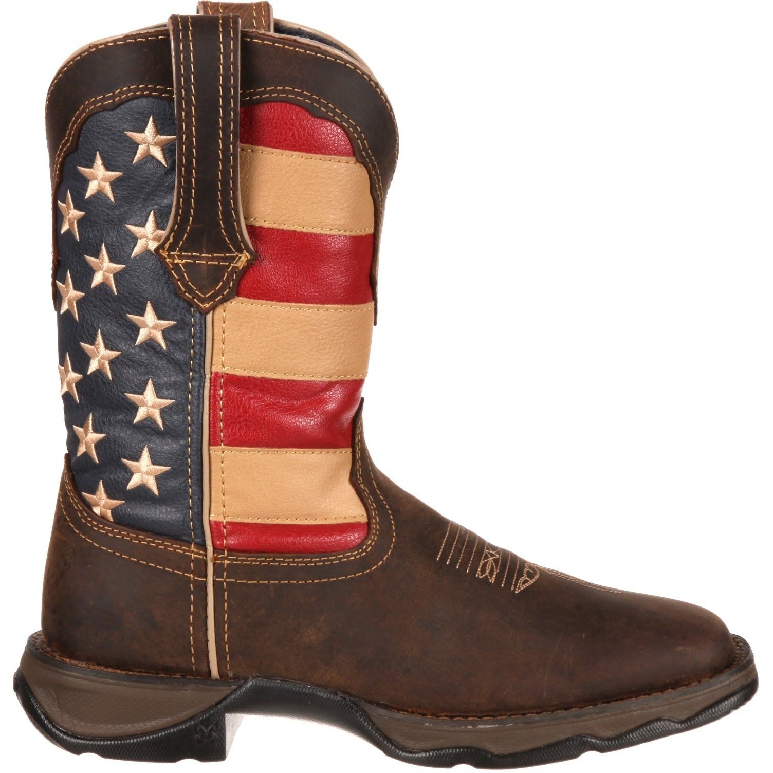 Rebel flag square sales toe boots