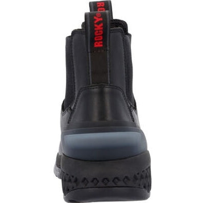 Rocky Men's Code Red Station 6" Slip On Work Boot -Black- RKD0115  - Overlook Boots