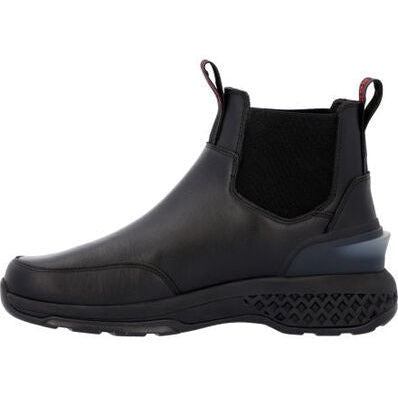 Rocky Men's Code Red Station 6" Slip On Work Boot -Black- RKD0115  - Overlook Boots