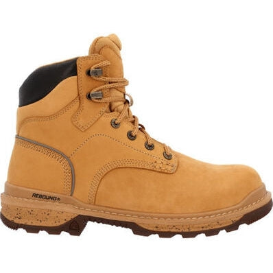 Rocky Men's Rams Horn 6" WP Composite Toe Work Boot -Wheat- RKK0392 7 / Medium / Wheat - Overlook Boots