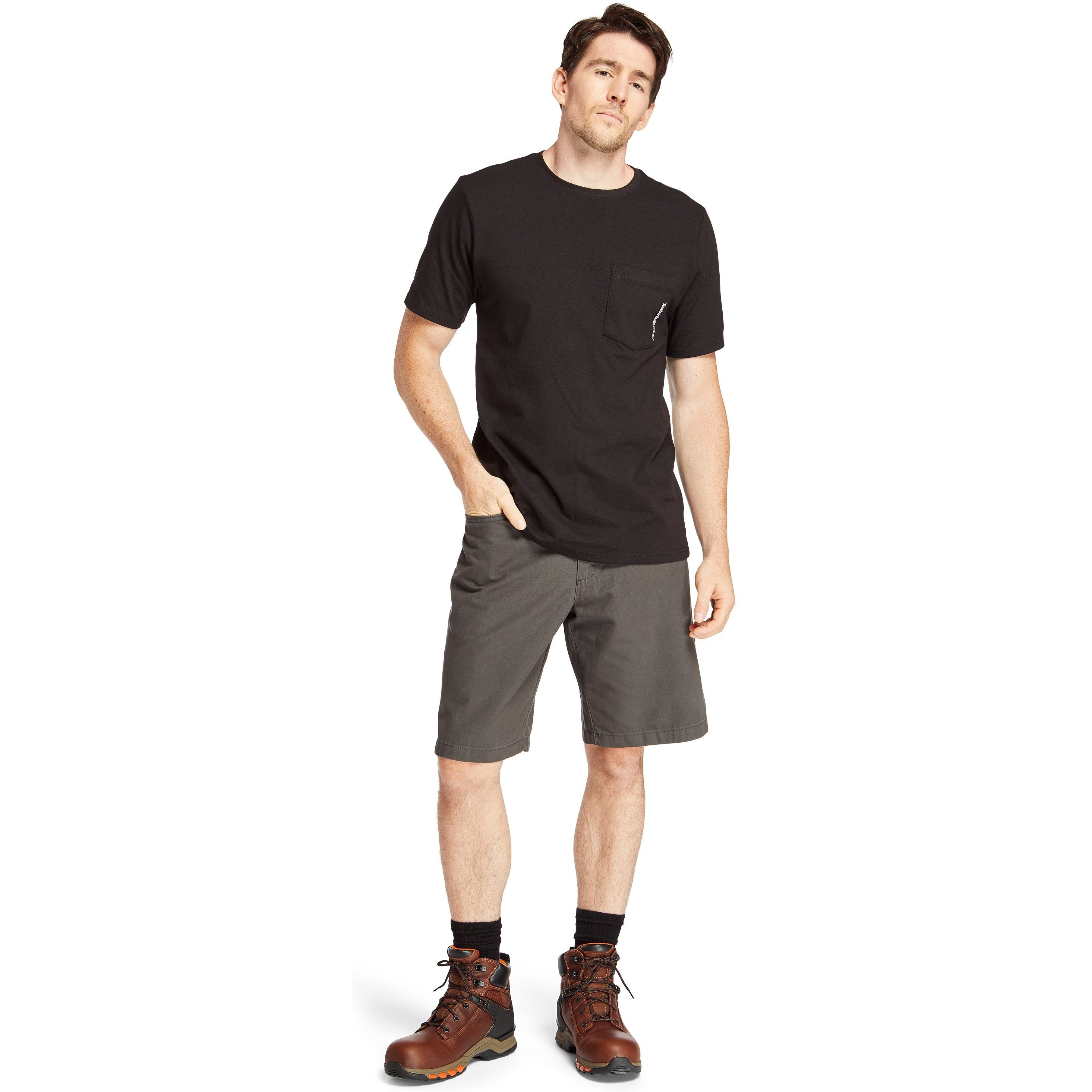 Shorts with hotsell timberland boots