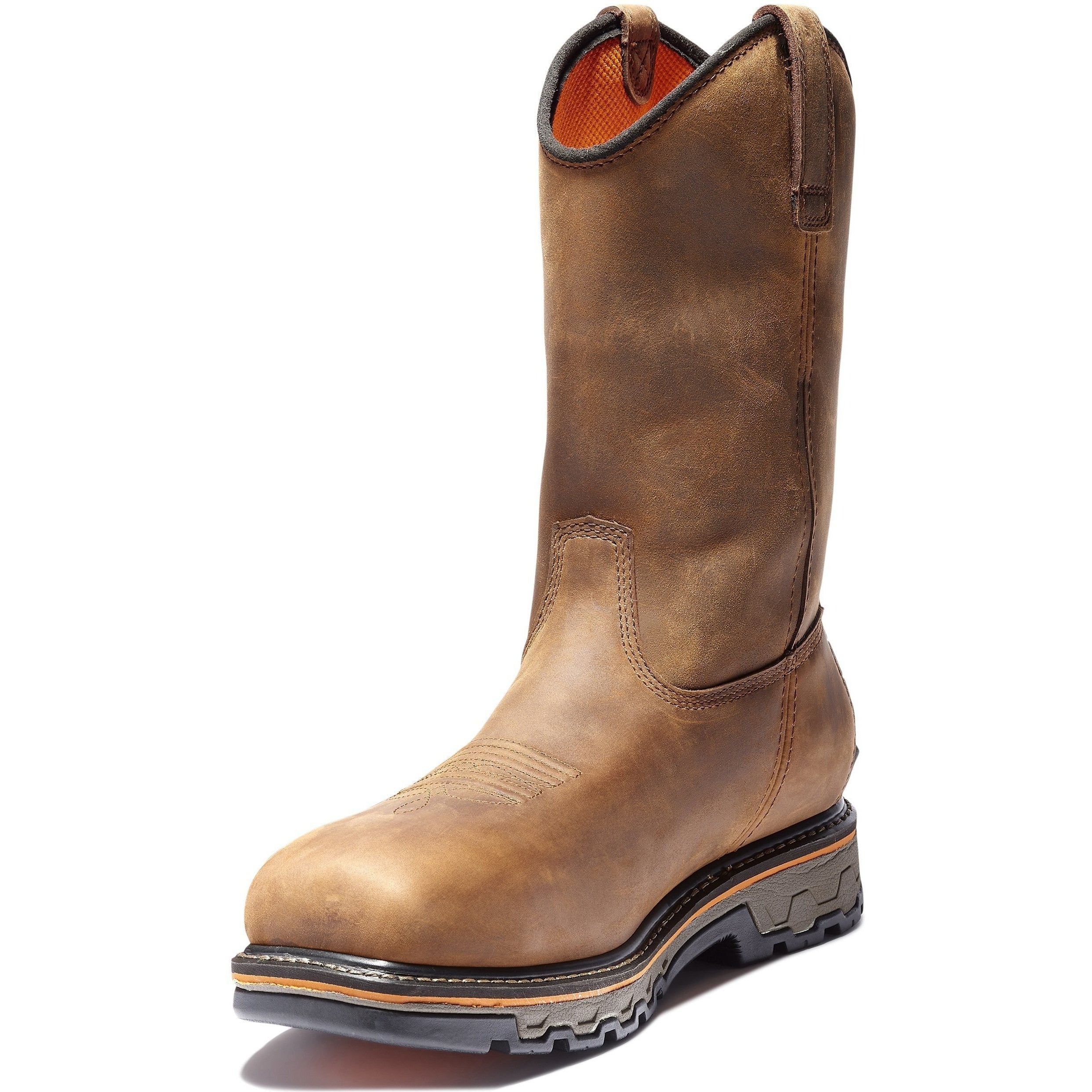 Timberland Pro Men s True Grit Comp Toe WP Pull On Western Work Boot