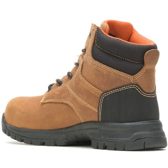 Wolverine Women's Piper 6" WP Comp Toe Work Boot -Brown- W221032  - Overlook Boots