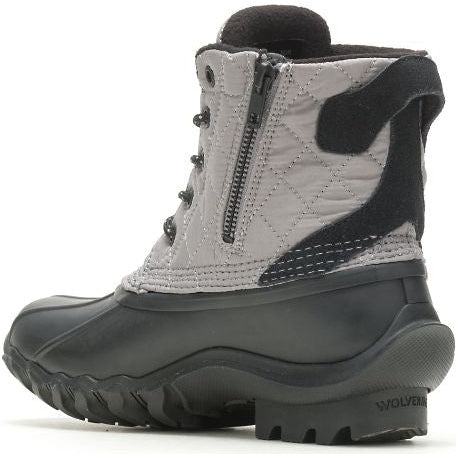 Wolverine Women's Torrent Quilted Rain And Snow Duck Boot - Grey - W880381  - Overlook Boots